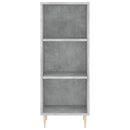 skænk 34,5x32,5x90 cm konstrueret træ betongrå