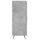 skænk 34,5x34x90 cm konstrueret træ betongrå