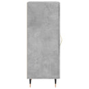 skænk 34,5x34x90 cm konstrueret træ betongrå