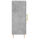 skænk 34,5x34x90 cm konstrueret træ betongrå