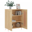 skænk 69,5x34x90 cm konstrueret træ sonoma-eg