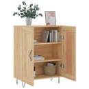 skænk 69,5x34x90 cm konstrueret træ sonoma-eg