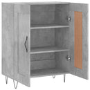 skænk 69,5x34x90 cm konstrueret træ betongrå