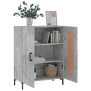 skænk 69,5x34x90 cm konstrueret træ betongrå