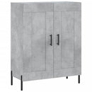 skænk 69,5x34x90 cm konstrueret træ betongrå