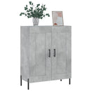 skænk 69,5x34x90 cm konstrueret træ betongrå