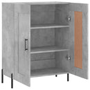 skænk 69,5x34x90 cm konstrueret træ betongrå