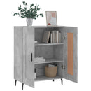 skænk 69,5x34x90 cm konstrueret træ betongrå