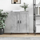 skænk 69,5x34x90 cm konstrueret træ betongrå