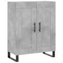 skænk 69,5x34x90 cm konstrueret træ betongrå