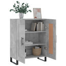 skænk 69,5x34x90 cm konstrueret træ betongrå