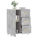 skænk 69,5x34x90 cm konstrueret træ betongrå