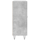 skænk 69,5x34x90 cm konstrueret træ betongrå