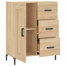 skænk 69,5x34x90 cm konstrueret træ sonoma-eg