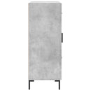 skænk 69,5x34x90 cm konstrueret træ betongrå