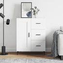 skænk 69,5x34x90 cm konstrueret træ hvid