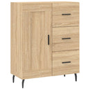 skænk 69,5x34x90 cm konstrueret træ sonoma-eg