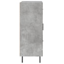 skænk 69,5x34x90 cm konstrueret træ betongrå