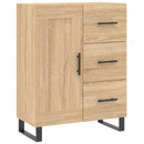 skænk 69,5x34x90 cm konstrueret træ sonoma-eg