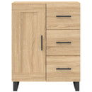 skænk 69,5x34x90 cm konstrueret træ sonoma-eg