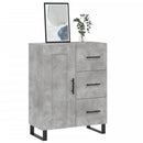skænk 69,5x34x90 cm konstrueret træ betongrå