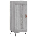skænk 34,5x34x90 cm konstrueret træ grå sonoma-eg