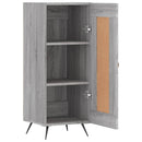 skænk 34,5x34x90 cm konstrueret træ grå sonoma-eg