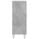 skænk 34,5x34x90 cm konstrueret træ betongrå