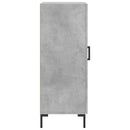 skænk 34,5x34x90 cm konstrueret træ betongrå