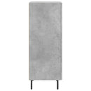 skænk 34,5x34x90 cm konstrueret træ betongrå