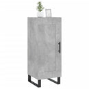 skænk 34,5x34x90 cm konstrueret træ betongrå