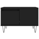 sofabord 55x55x36,5 cm konstrueret træ sort