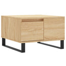 sofabord 55x55x36,5 cm konstrueret træ sonoma-eg