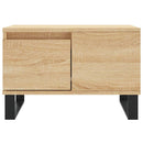 sofabord 55x55x36,5 cm konstrueret træ sonoma-eg