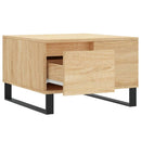 sofabord 55x55x36,5 cm konstrueret træ sonoma-eg