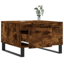 sofabord 55x55x36,5 cm konstrueret træ røget egetræsfarve