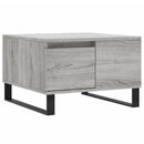 sofabord 55x55x36,5 cm konstrueret træ grå sonoma-eg