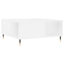 sofabord 80x80x36,5 cm konstrueret træ hvid