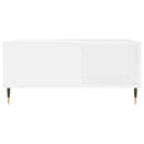 sofabord 80x80x36,5 cm konstrueret træ hvid
