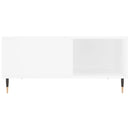 sofabord 80x80x36,5 cm konstrueret træ hvid