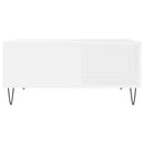 sofabord 80x80x36,5 cm konstrueret træ hvid