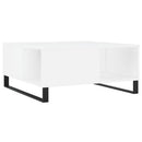 sofabord 80x80x36,5 cm konstrueret træ hvid