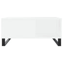 sofabord 80x80x36,5 cm konstrueret træ hvid