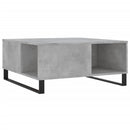sofabord 80x80x36,5 cm konstrueret træ betongrå