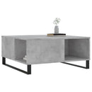 sofabord 80x80x36,5 cm konstrueret træ betongrå
