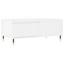 sofabord 90x50x36,5 cm konstrueret træ hvid