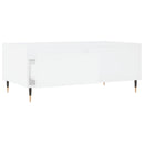 sofabord 90x50x36,5 cm konstrueret træ hvid