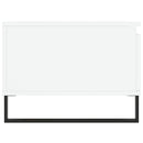 sofabord 90x50x36,5 cm konstrueret træ hvid