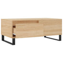 sofabord 90x50x36,5 cm konstrueret træ sonoma-eg