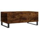 sofabord 90x50x36,5 cm konstrueret træ røget egetræsfarve